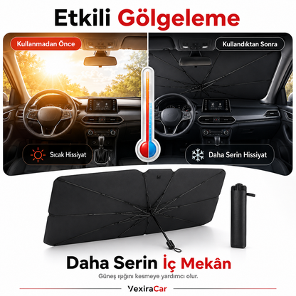 Katlanabilir Araç Ön Cam Güneşliği