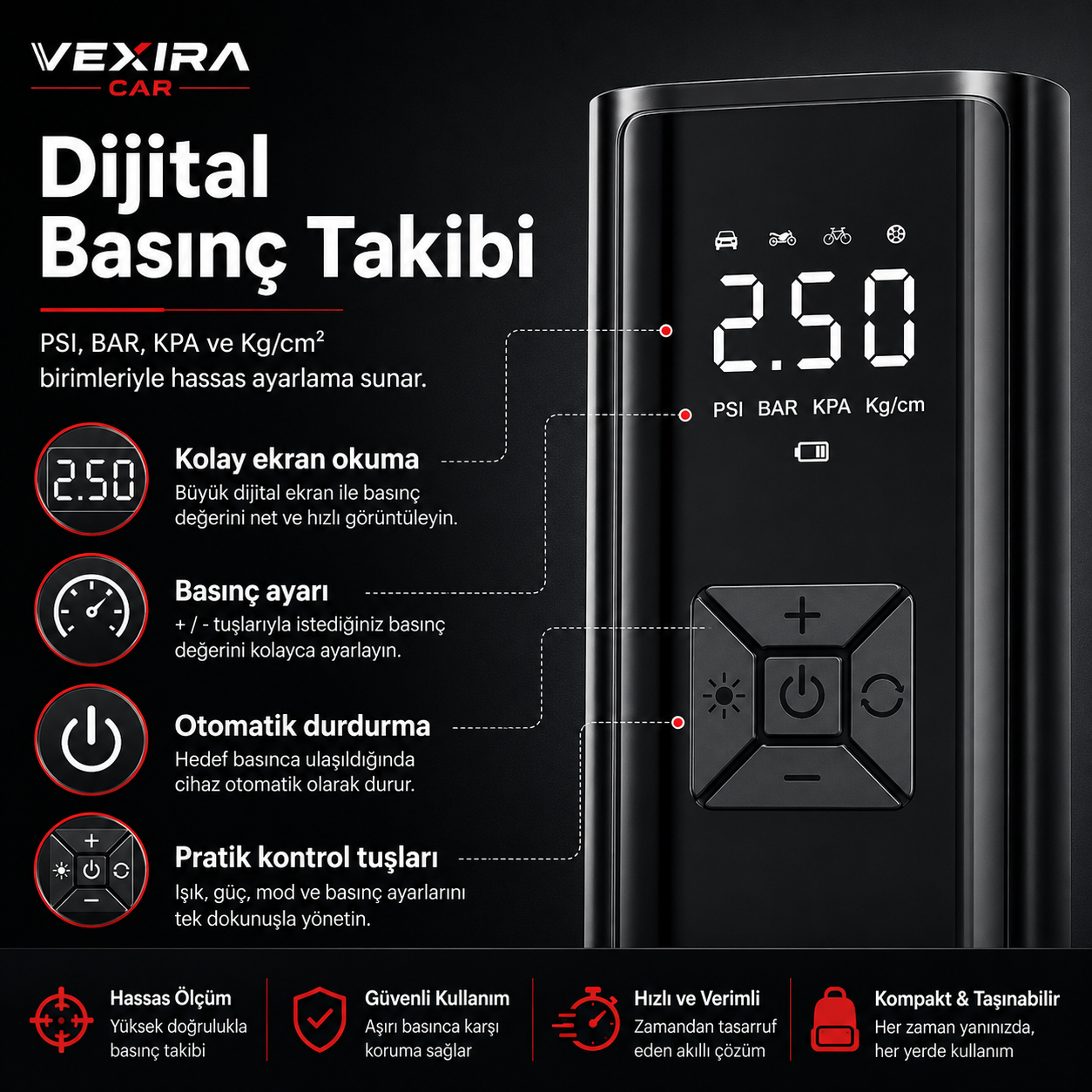 Taşınabilir Hava Kompresörü